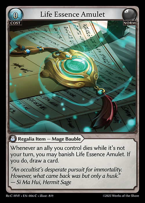 Life Essence Amulet