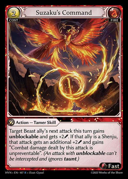 Suzaku's Command