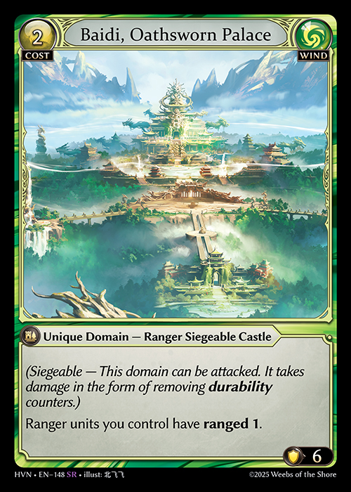 Baidi, Oathsworn Palace