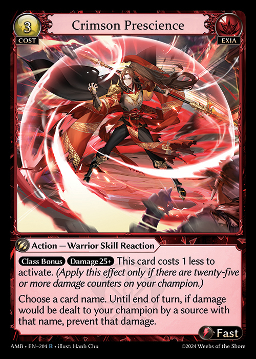 Crimson Prescience