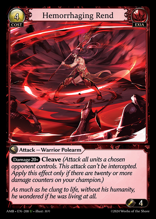 Hemorrhaging Rend