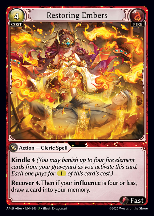 Restoring Embers