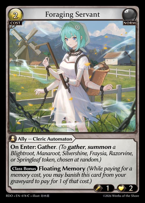 Foraging Servant