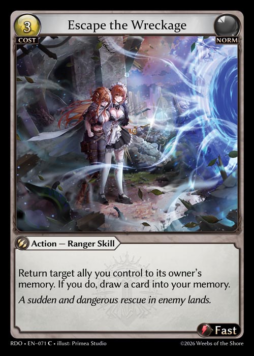 Escape the Wreckage
