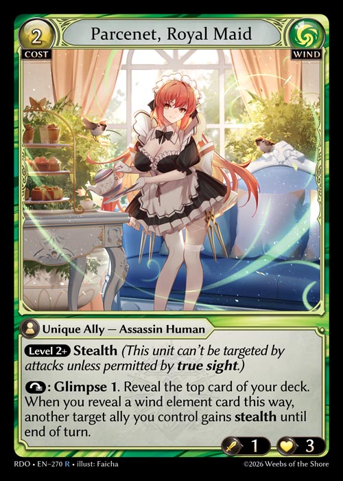 Parcenet, Royal Maid