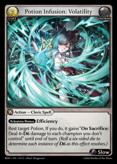 Potion Infusion: Volatility