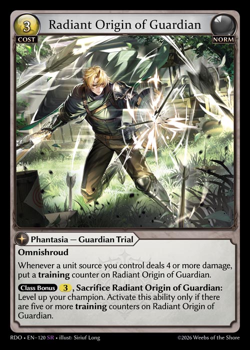 Radiant Origin of Guardian