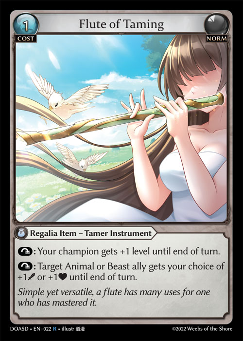 Flute of Taming
