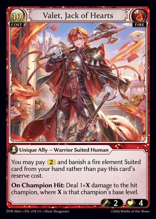 Valet, Jack of Hearts