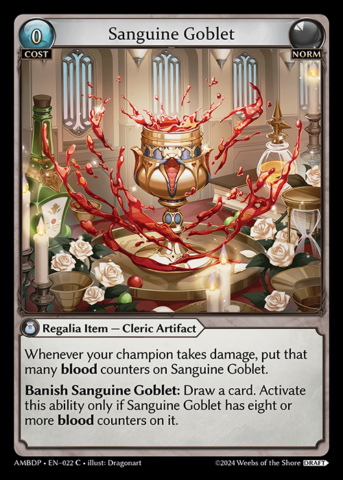 Sanguine Goblet