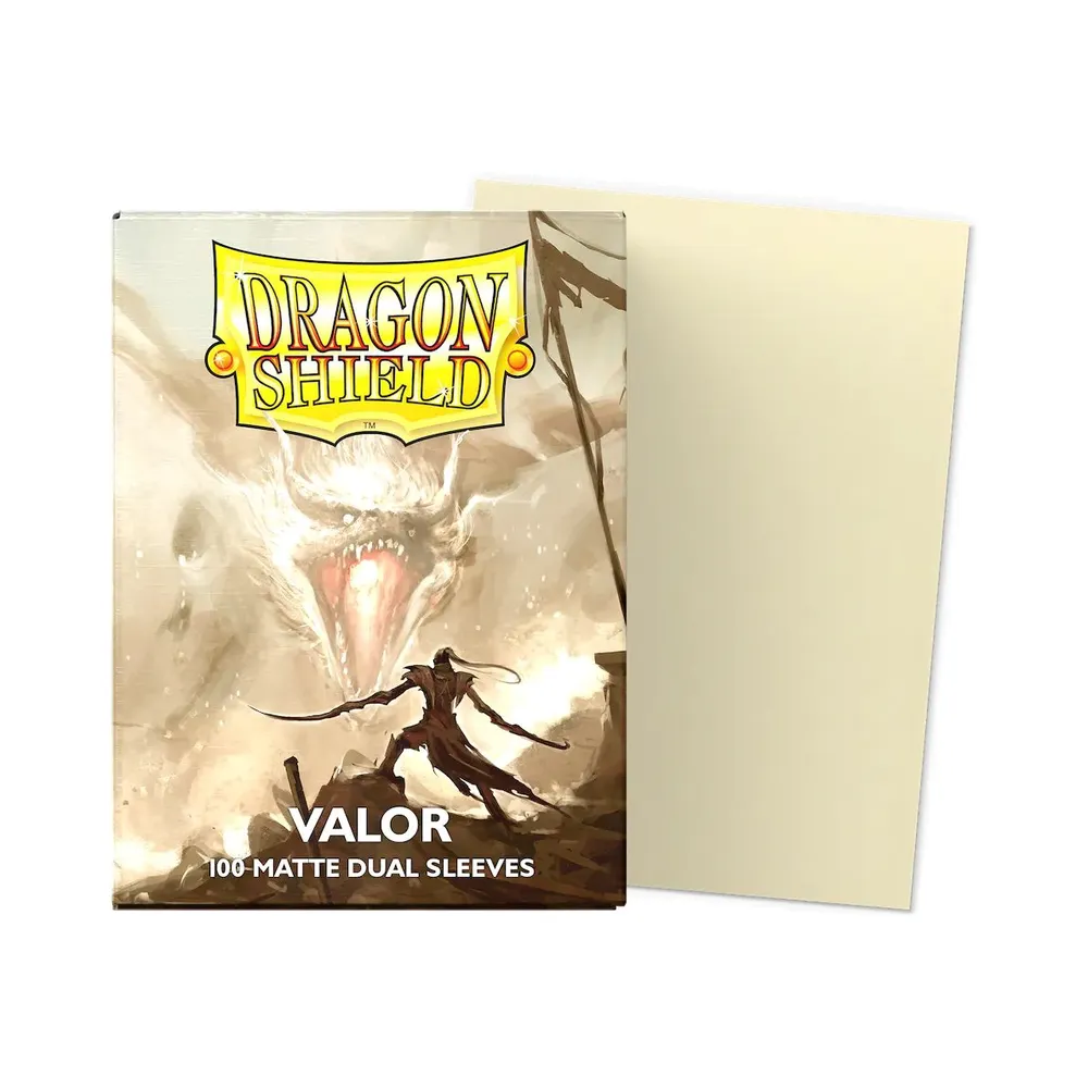 Dragon Shield - Standard Matte Dual Sleeves: Valor (100 Sleeves)