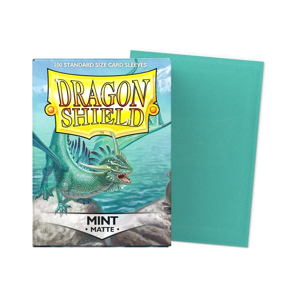 Dragon Shield - Standard Matte Sleeves: Mint (100 Sleeves)