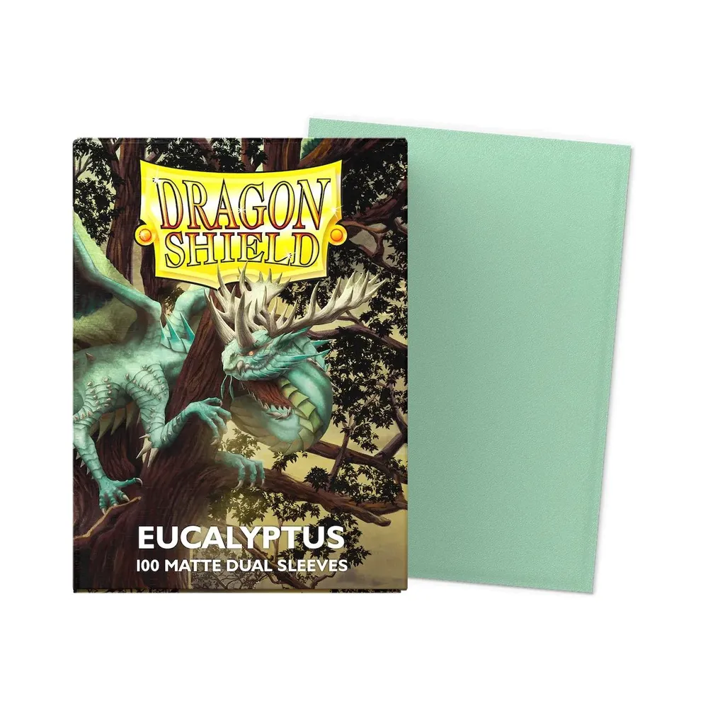 Dragon Shield - Standard Matte Dual Sleeves: Eucalyptus (100 Sleeves)