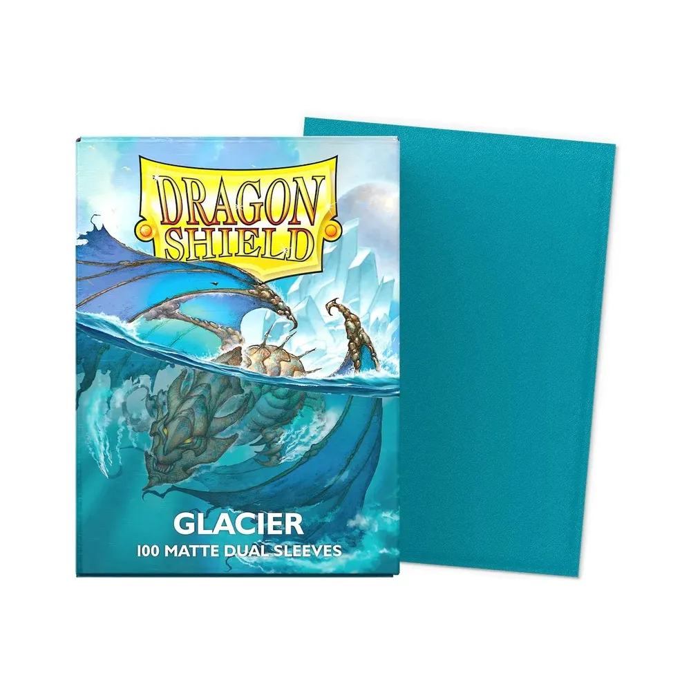 Dragon Shield - Standard Matte Dual Sleeves: Glacier (100 Sleeves)
