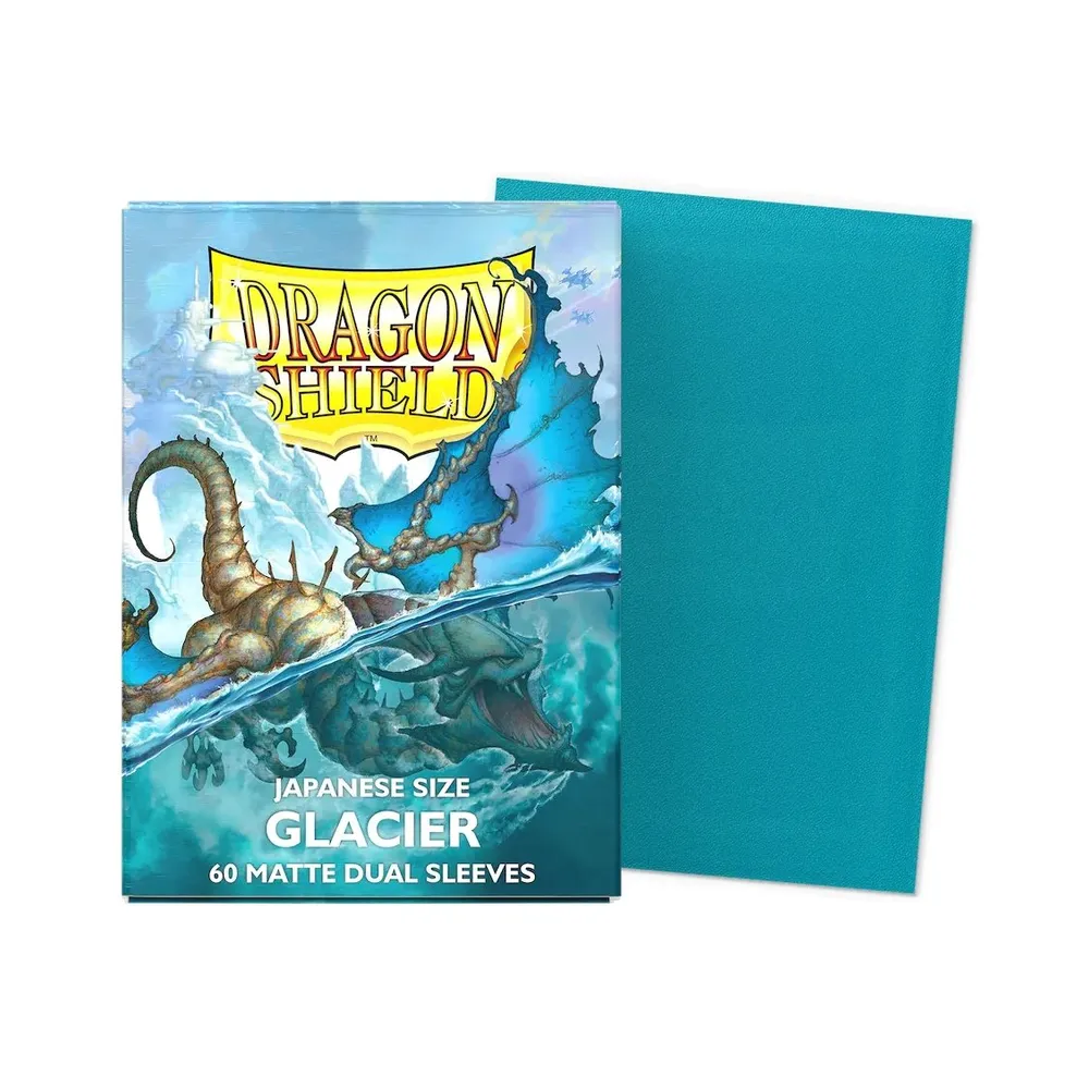 Dragon Shield - Japanese Matte Dual Sleeves: Glacier (60 Sleeves)