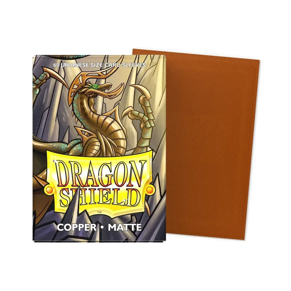 Dragon Shield - Japanese Matte Sleeves: Copper (60 Sleeves)