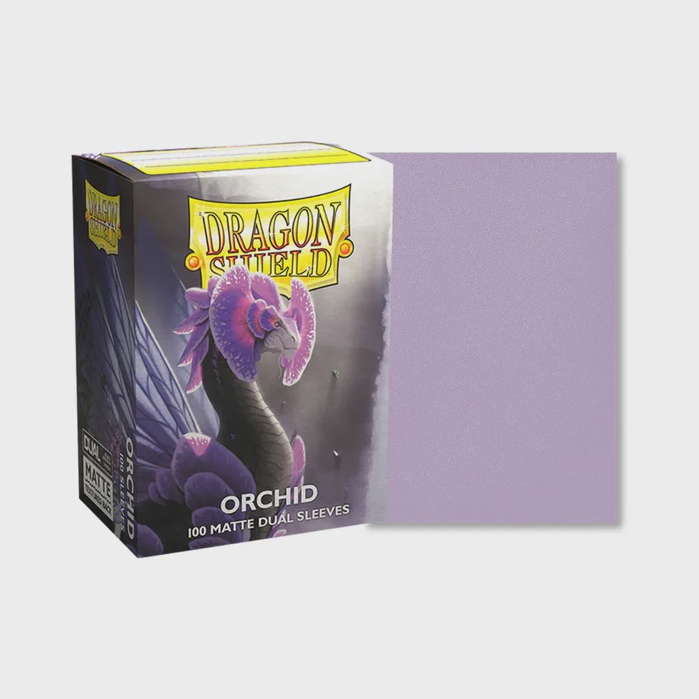 Dragon Shield - Standard Matte Dual Sleeves: Orchid (100 Sleeves)