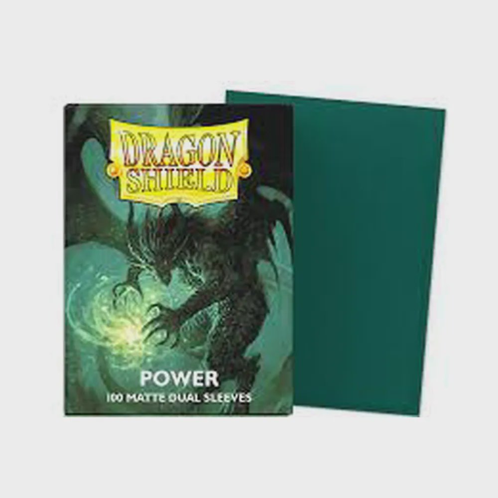 Dragon Shield - Standard Matte Dual Sleeves: Power (100 Sleeves)