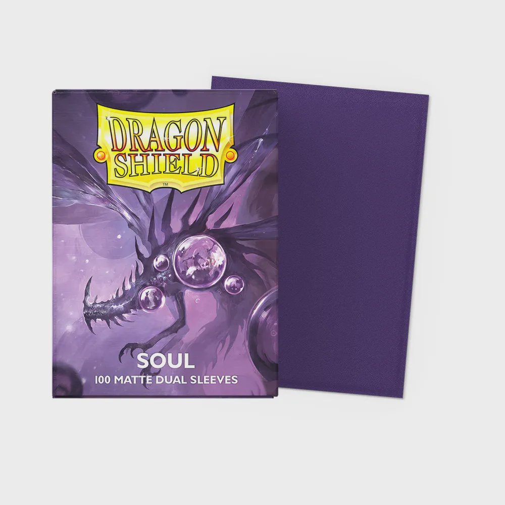 Dragon Shield - Standard Matte Dual Sleeves: Soul (100 Sleeves)